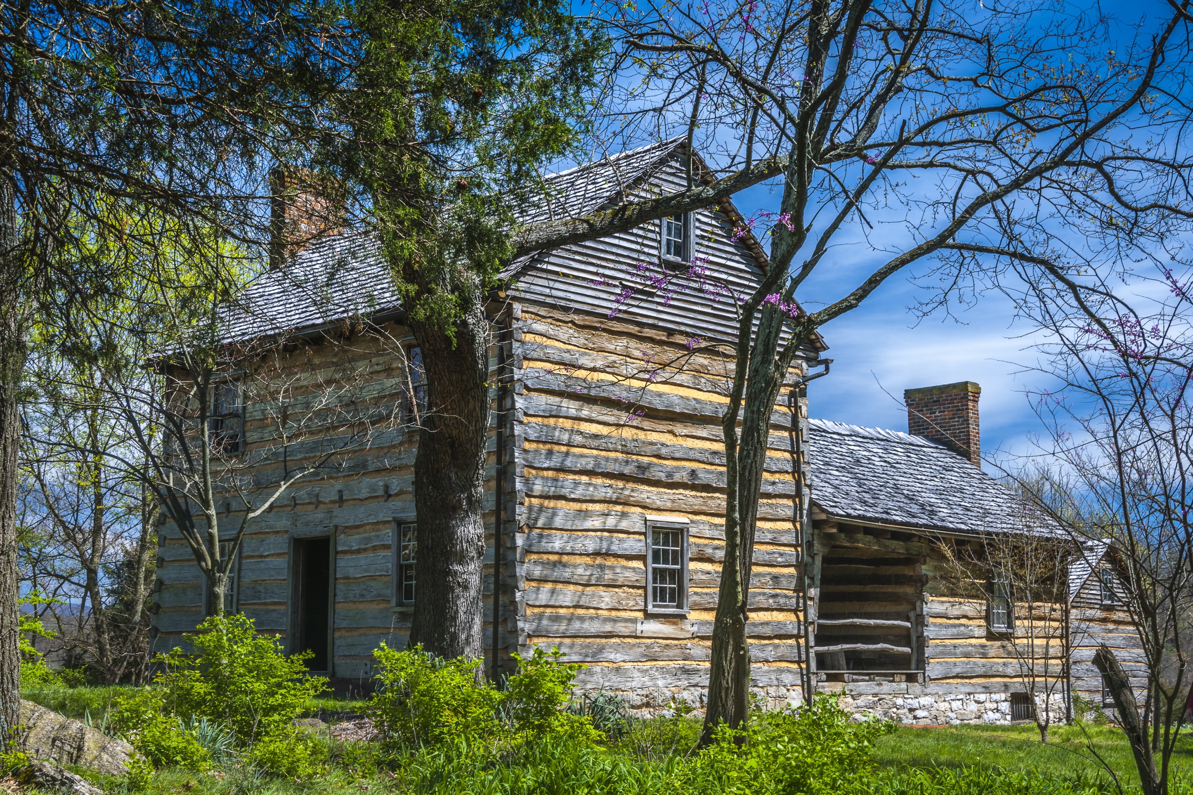 Rocky Mount State Historic Site, the 1820s log house that served as the first capitol of the Southwest Territory